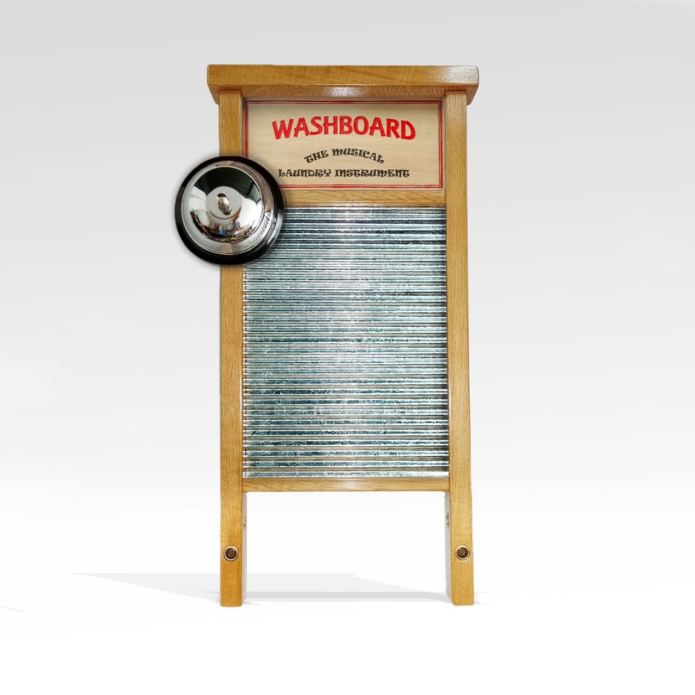 InstruArtes Washboard Medium Size Prime Line Percussion  with 1 Accessory
