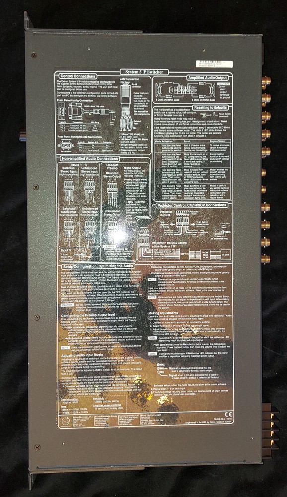 Extron System 5 IP FPC SA - 5 Input A/V Switcher