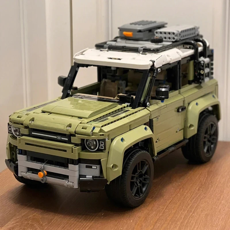 2023 2573 Pcs 1:10 Technical Land Rover Defender 90 #42110 Building Blocks Car