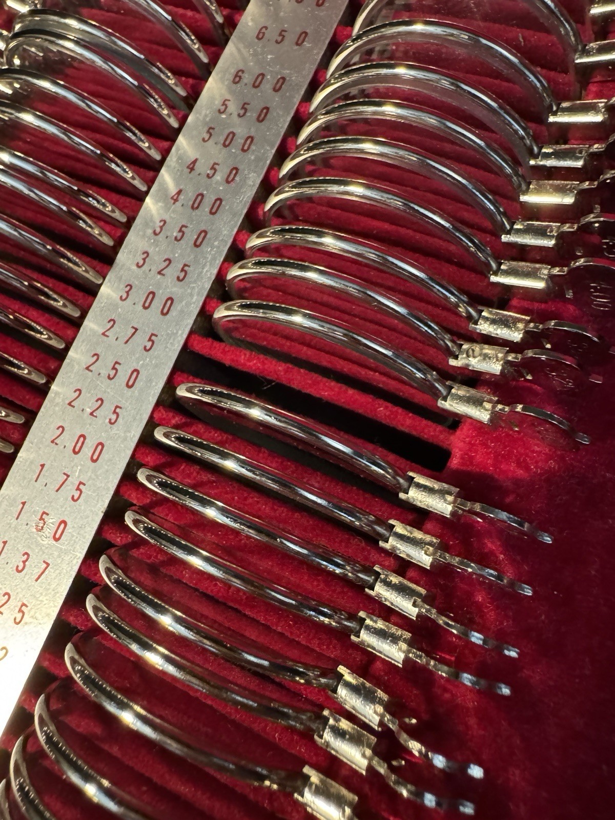 Vintage Optometrist Eye Doctor Trial Lens & Fitting Kit In Locking Case