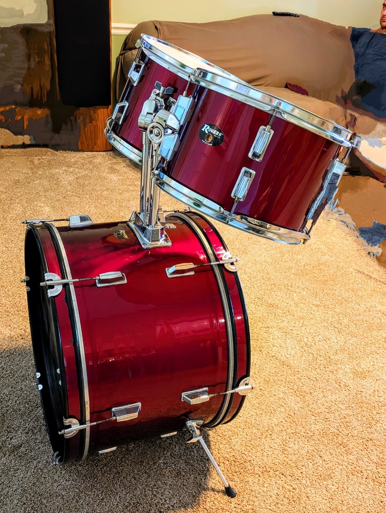Roger's 80's 3 Piece Drum Set