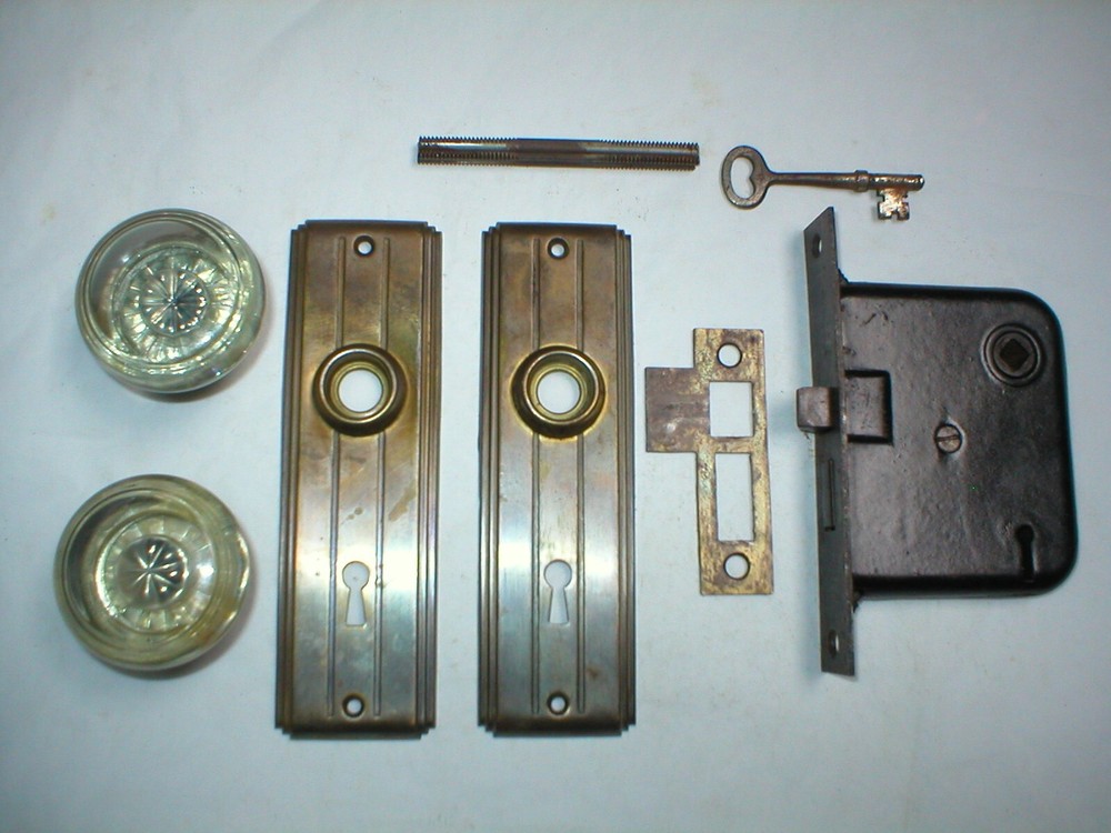 Antique Art Deco Era Door Hardware