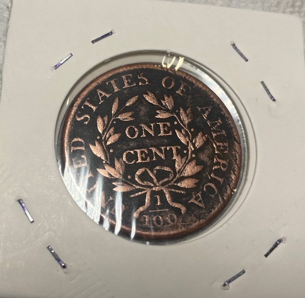 1803 Draped Bust Cent Small Date, Large Fraction