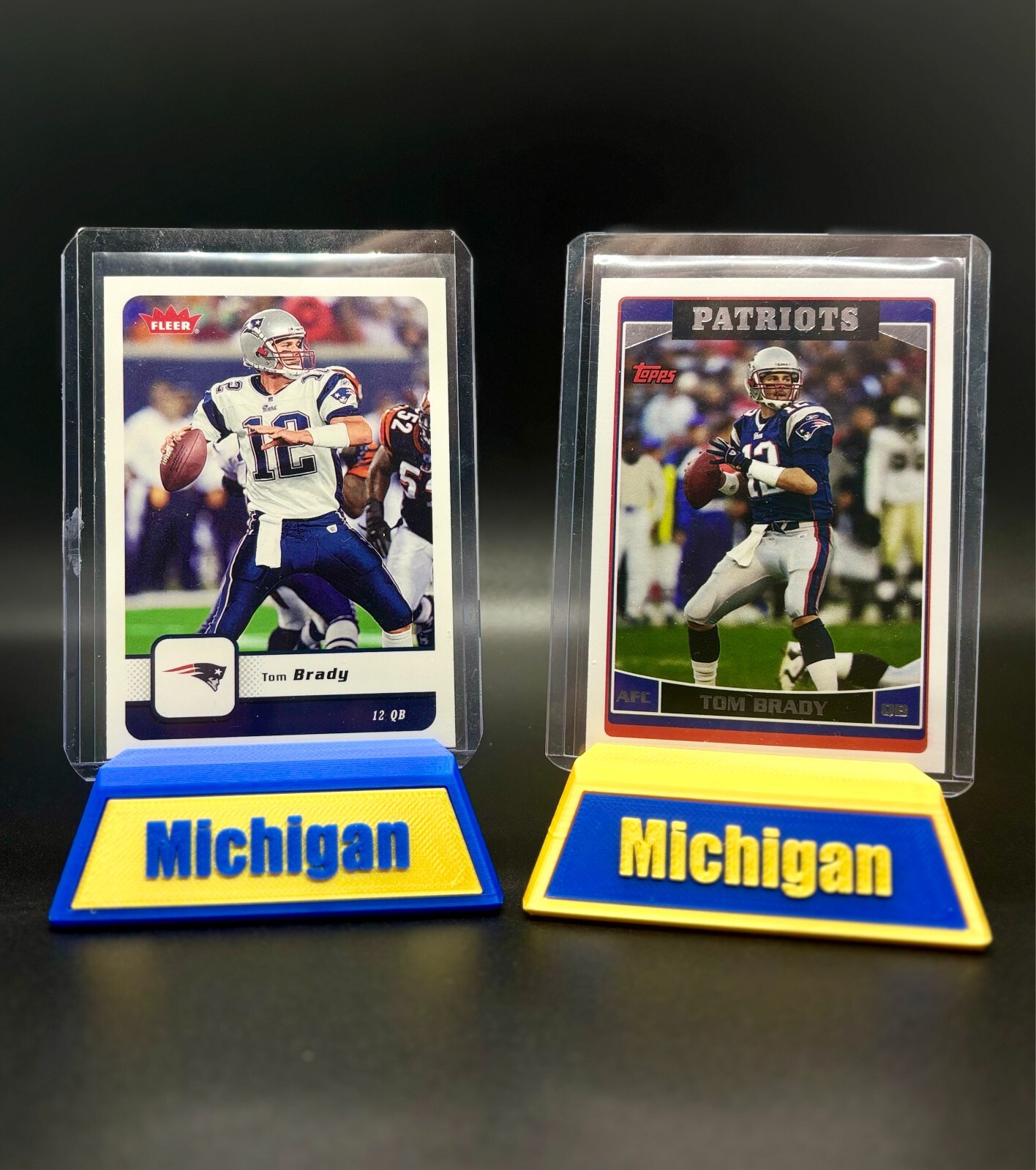 Personalized Sports/Trading Card Display Stand - Add Favorite Team, Name, City