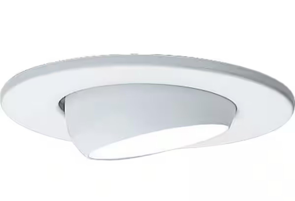 Progress Lighting Progress Lighting 4 in. Recessed Eyeball Trim-White