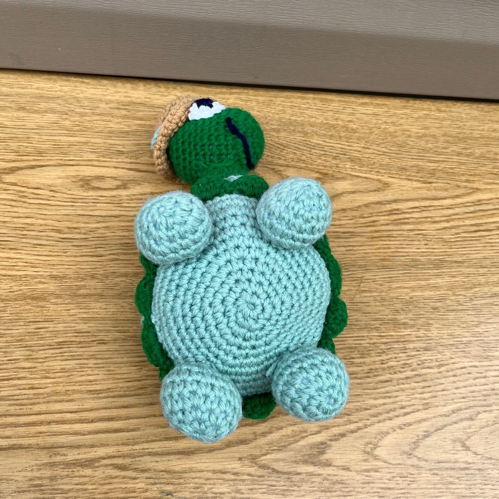 Crochet Turtle Couple Green