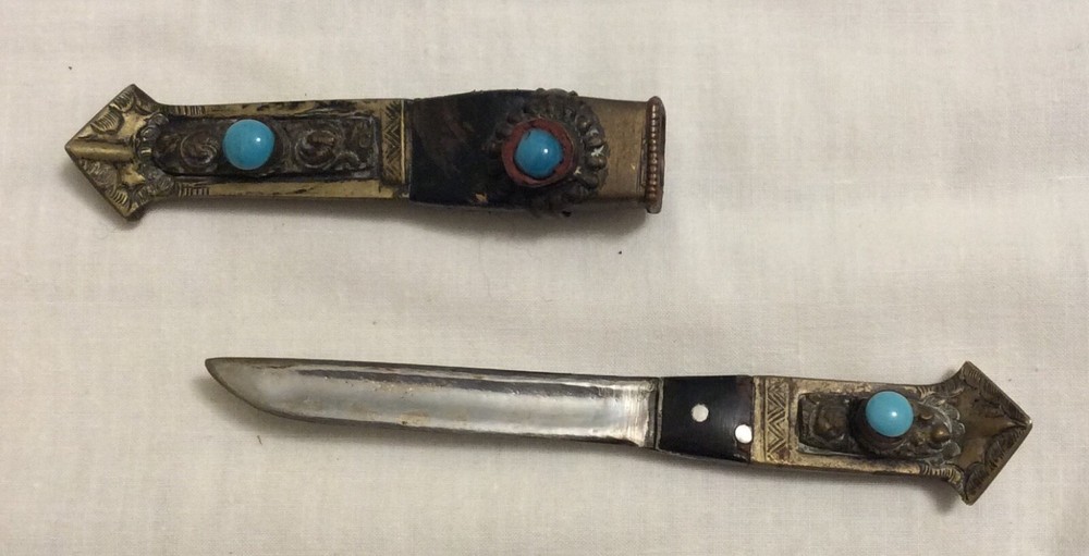 Vintage handmade decorative knife