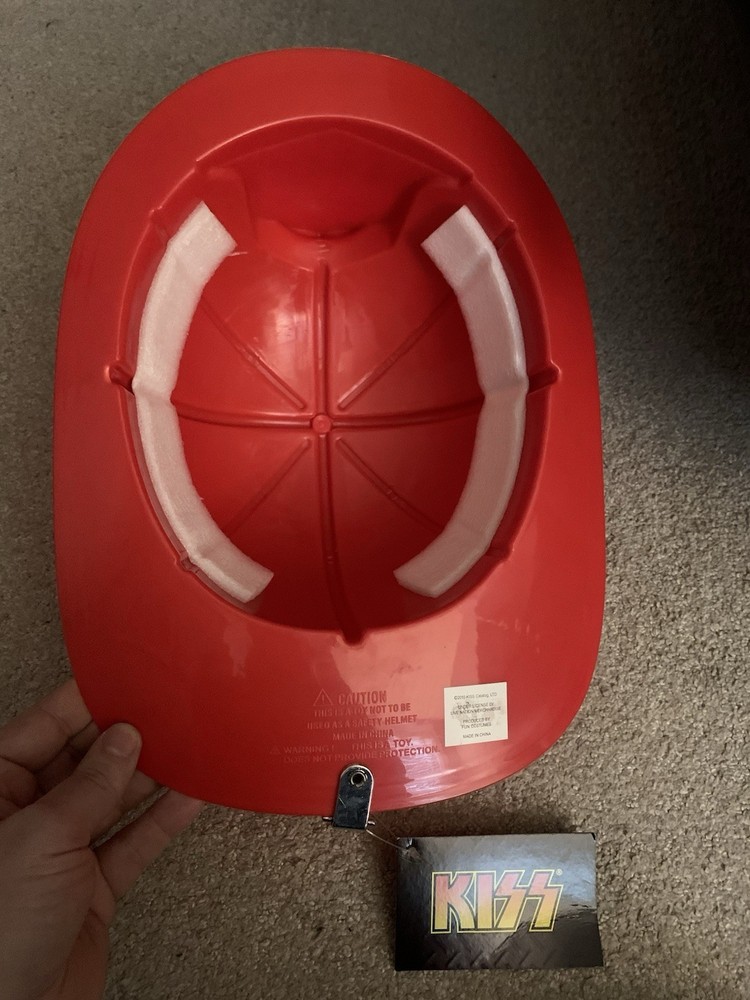 PAUL STANLEY FIREHOUSE FIREMAN HELMET HAT KISS 2010 KISS CATALOG LTD LAST ONE!