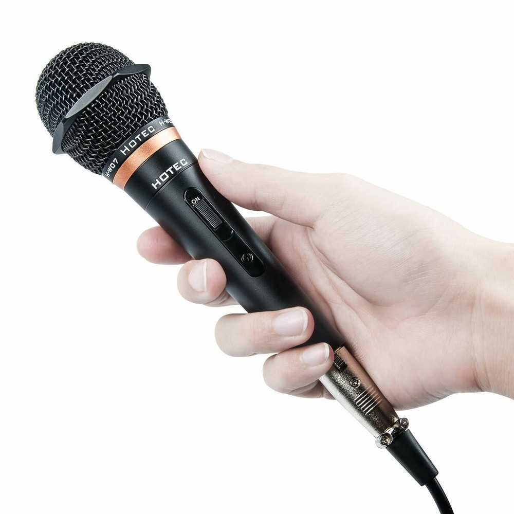 Hotec Professional Vocal Dynamic Handheld Microphone with 19ft Detachable Cable