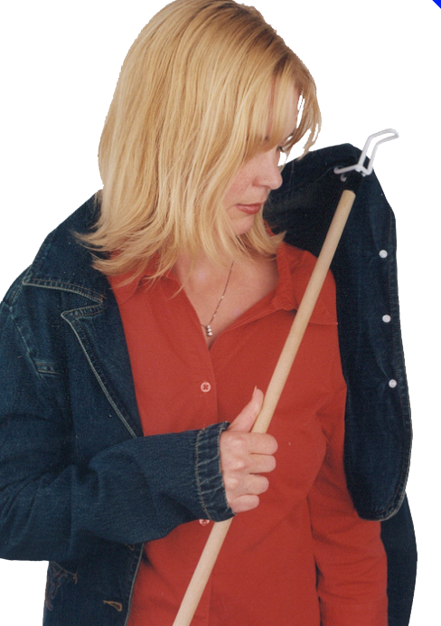 Kinsman 27 inch Dressing Assist Stick with C hook