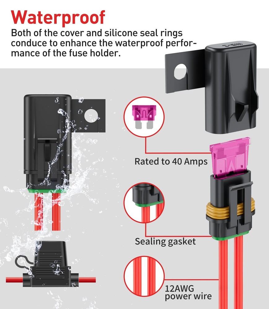 Ignition Rocker Switch Panel 12V 5 in 1 with Engine Push Button Toggle Switch...