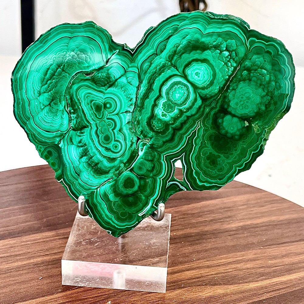 403G Green Malachite Coarse Mineral Sample