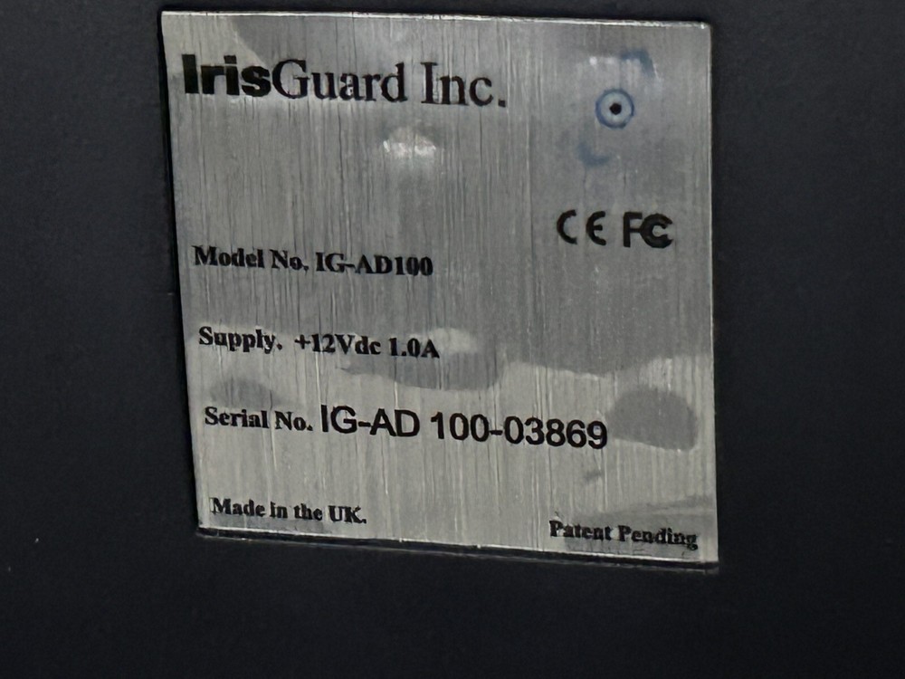 Iris Guard IG-AD100 Dual Biometric Iris and Face Capture Device