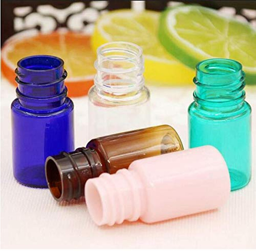 12Pcs Mini Plastic Nasal Spray Bottles - 5Ml Portable Empty Refillable Fine Mist