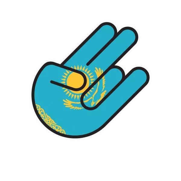 Kazakh Shocker Sticker Decal