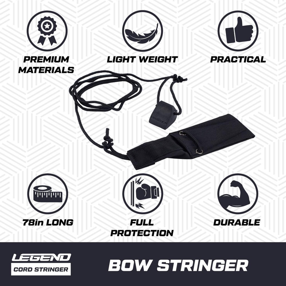 Cord Bow Stringer-Traditional Limbsaver Stringing Tool for Recurve Bows &Longbow