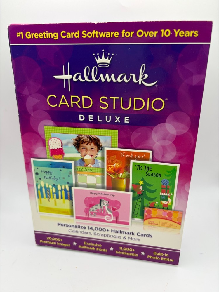 Sealed 2013 Hallmark Card Studio Deluxe Software Self Personalization Suite