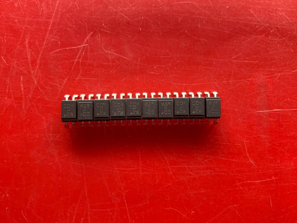 10x PC123FY SHARP OPTOCOUPLER TRANSISTOR 5KVRMS 4 PIN DIP