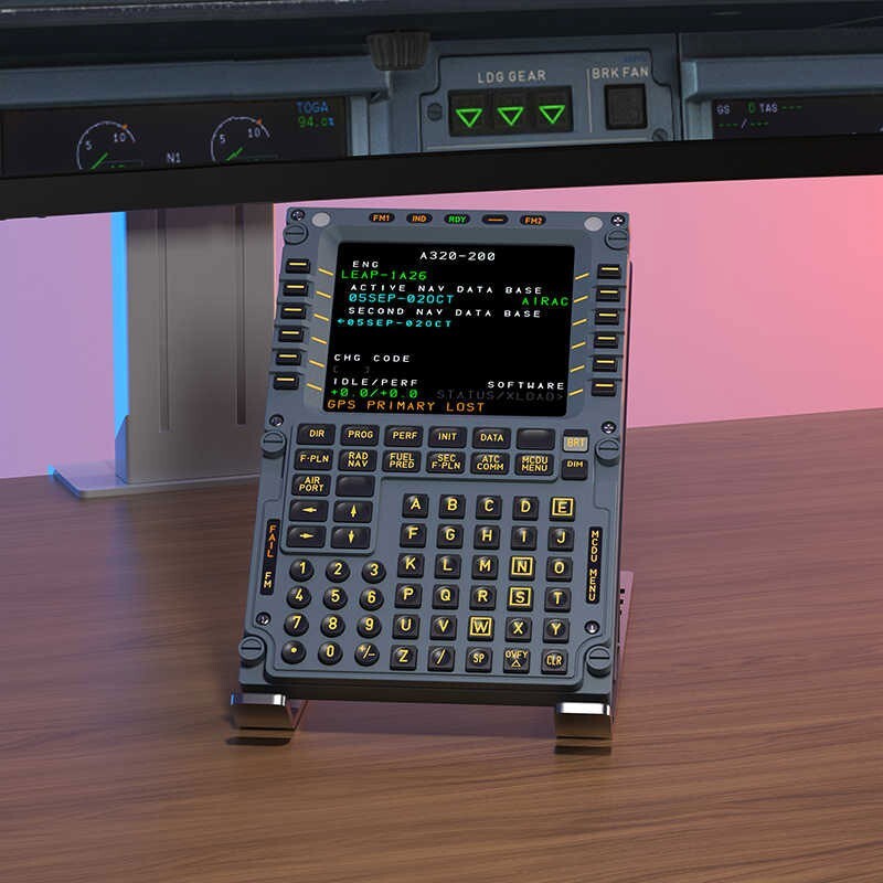 WINGFLEX A320 MCDU Flight Simulator Feature Full-Scale Simulation for XPLANE #US