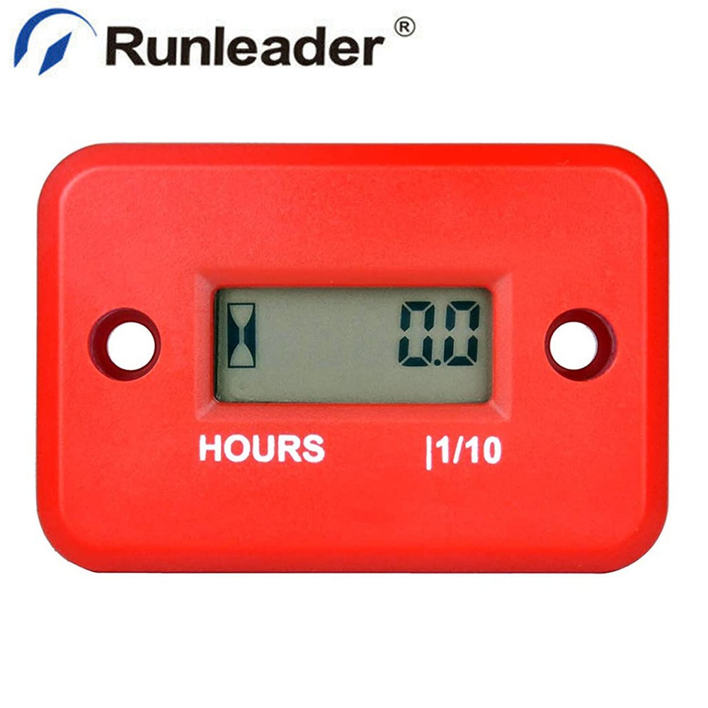 Inductive Hour Meter Maintenance Reminder Engine For Motorcycle Boat Waterproof