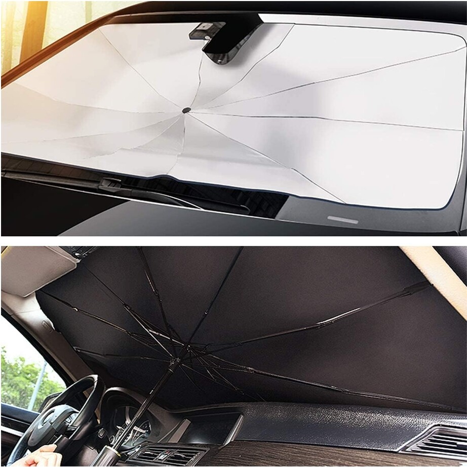 Foldable Car Windshield Sunshade Front Window Cover Visor Sun Shade Umbrella 1pc