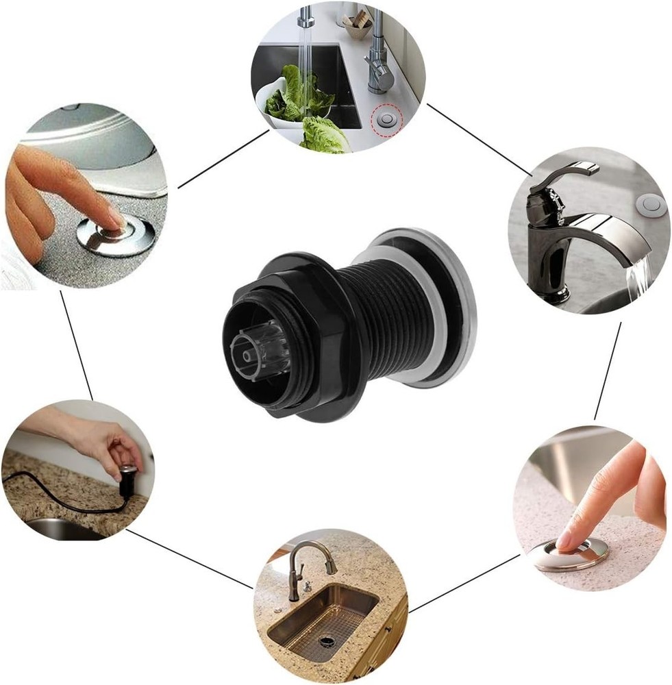 2026 Upgraded Push Button Air Switch for Garbage Disposal - Waterproof & Durable