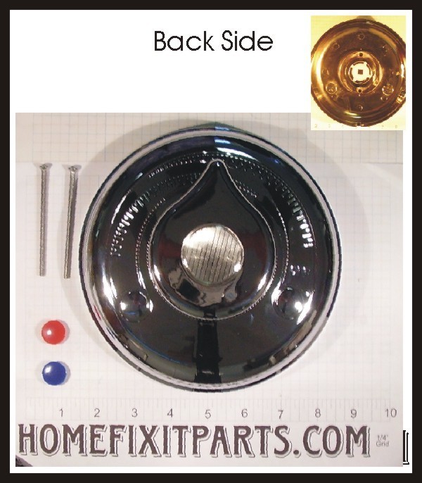 Replacement For Sterling Handle And Escutcheon Chrome Finish 7-1/8 Diameter