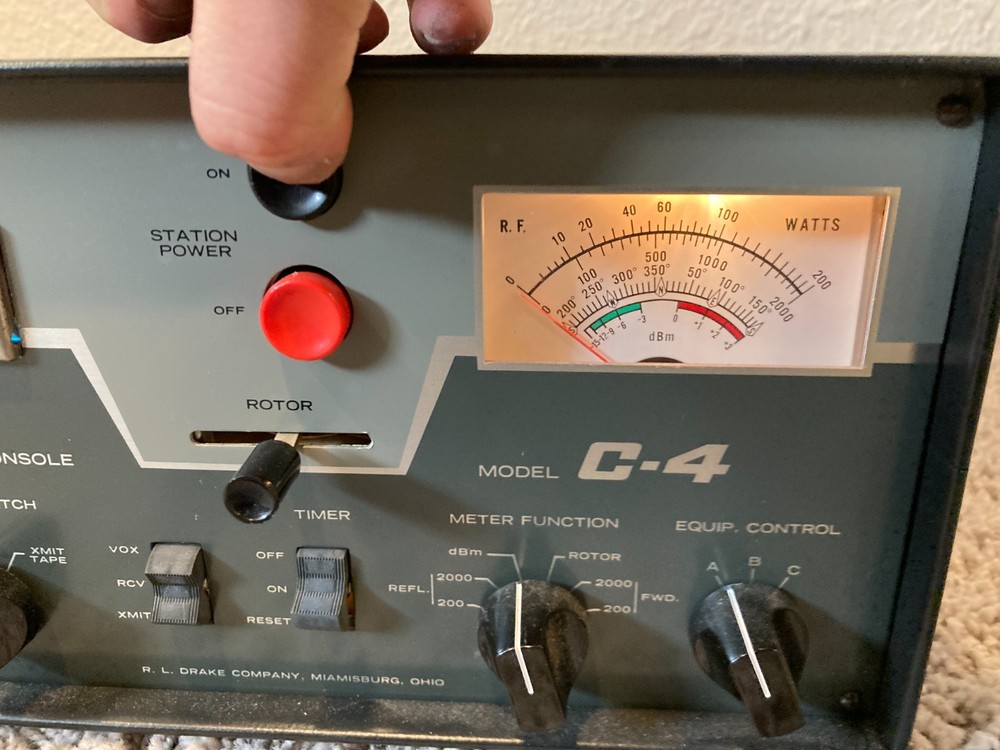 R.L. Drake C-4 Station Console Amateur Ham Radio