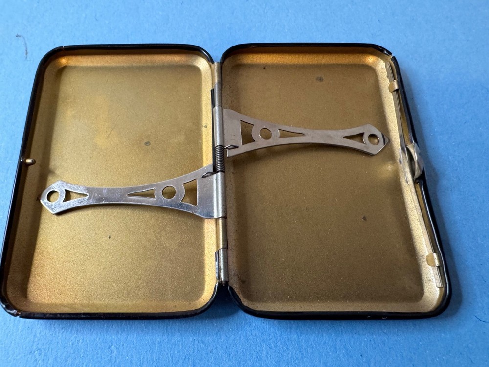 Old Germany Enameled Cigarette Case Victorian