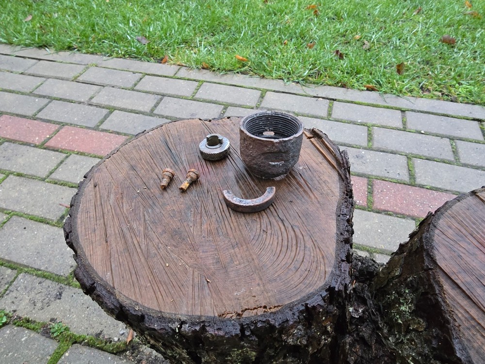 WW2 Accessories MP from the German bunker relic.