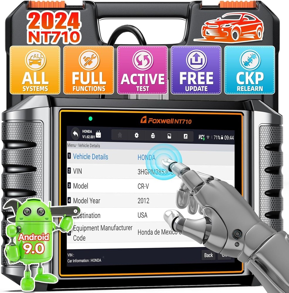 FOXWELL NT710 For Ford Bidirectional Car OBD2 Scanner Diagnostic E-CU Coding DPF