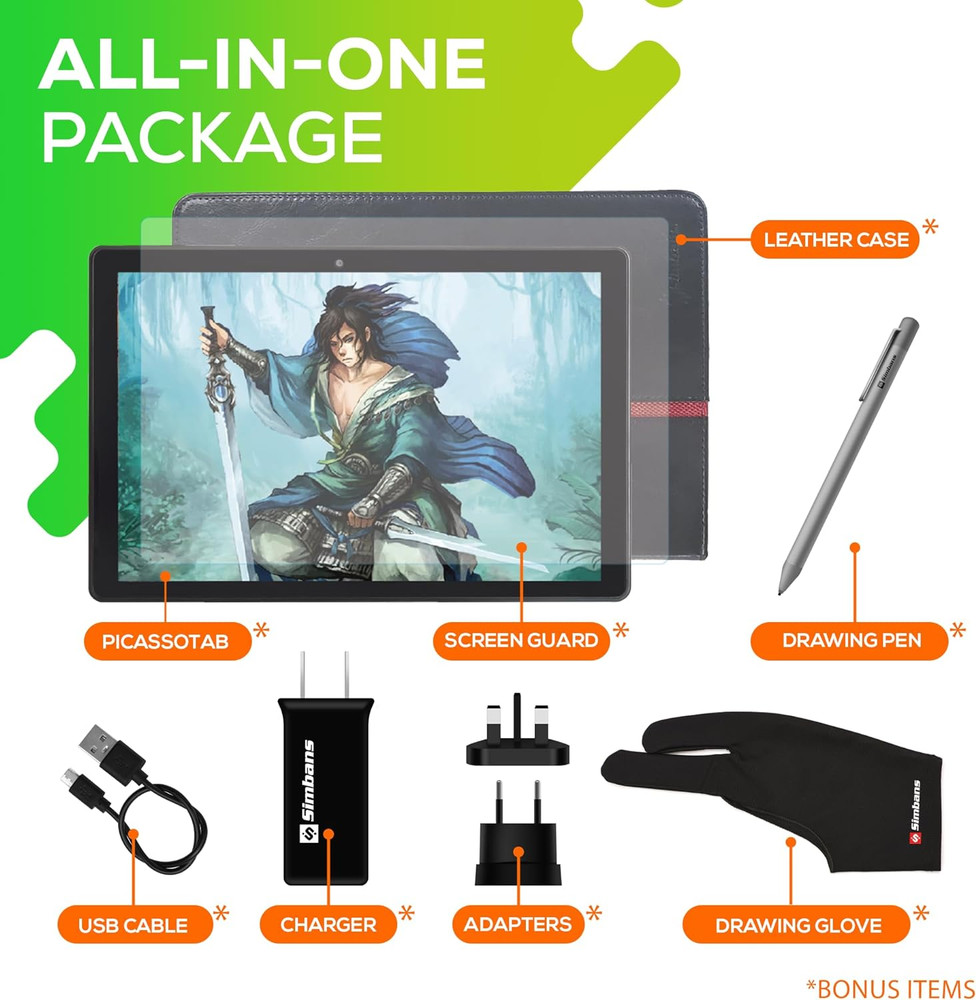 PicassoTab X Drawing Tablet • No Computer Needed • Drawing Apps & Tutorials •...