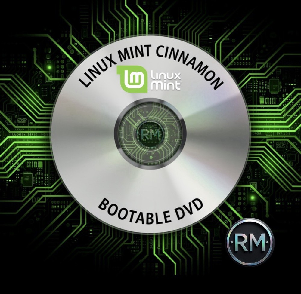 Linux Mint Cinnamon Bootable DVD | Live + Full Installer | 4.7GB