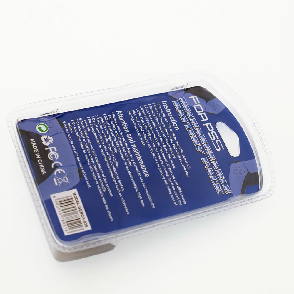 2.0Ah Replacement Battery PACK+USB Cable For Sony PS5 Playstation 5 Controller