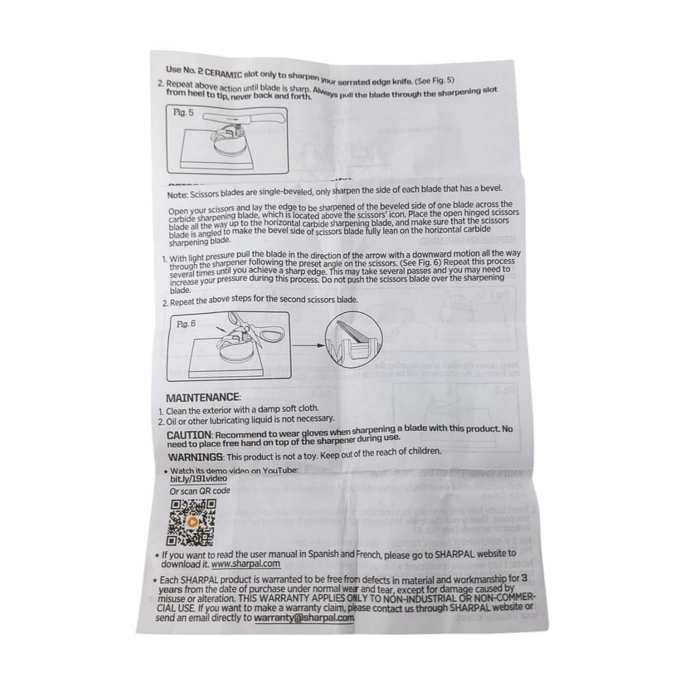 Kitchen Knife Scissors Sharpener Sharpening Tool for Straight & Serrated Knives