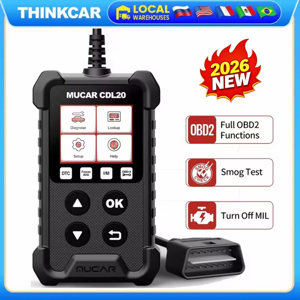 MUCAR CDL20 Car Engine OBD2 OBDII Scanner Fault Code Reader Diagnostic Scan Tool