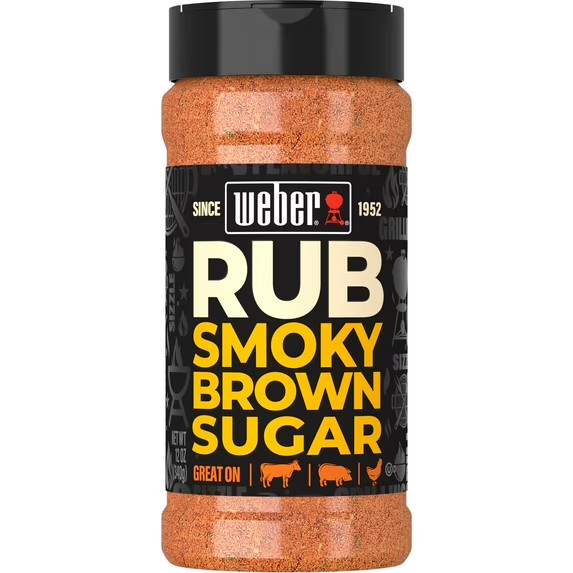 Weber Smoky Brown Sugar Dry Rub, 12oz