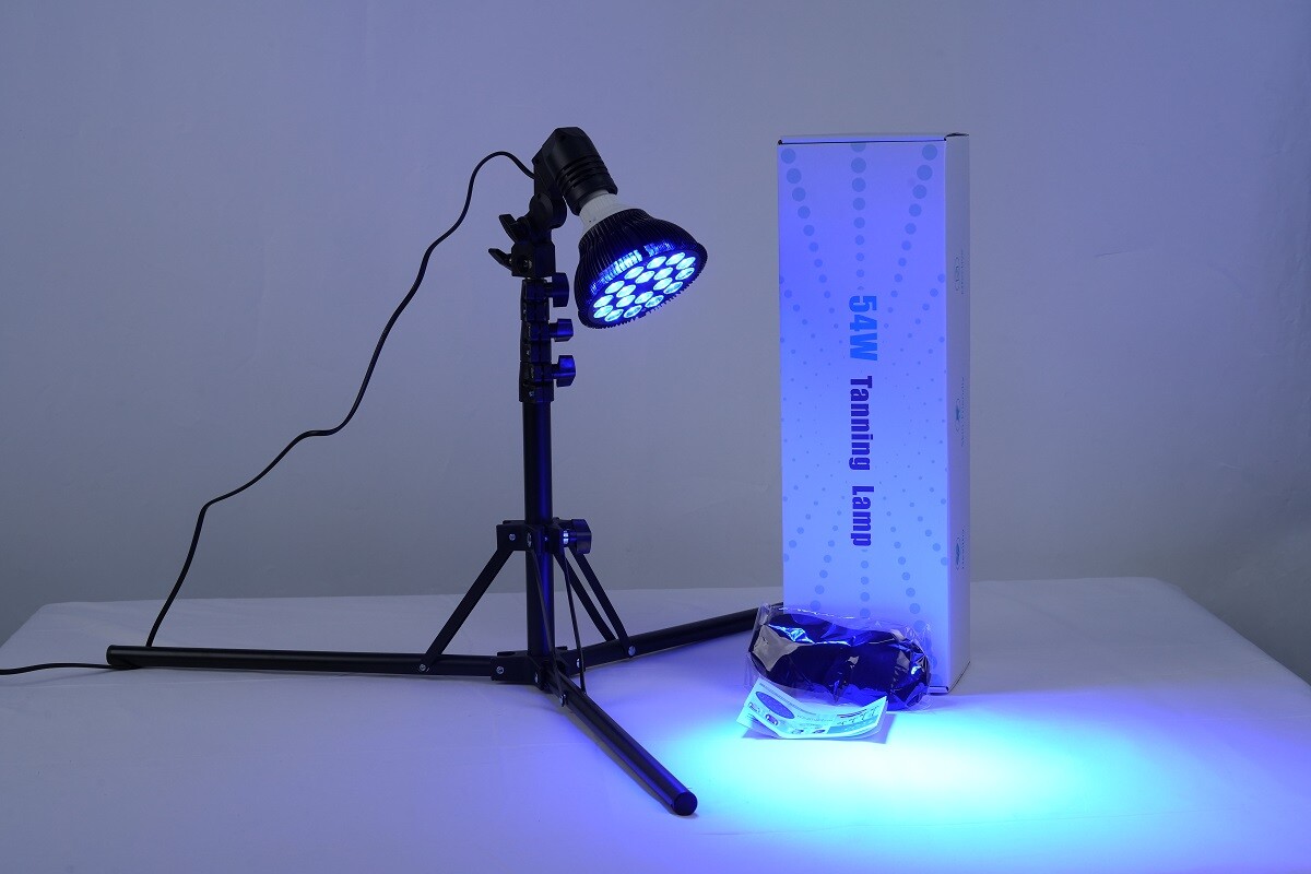 UV Tanning Lamp Sunbed Solarium Light Body Facial Tanning Bronze Skin Color