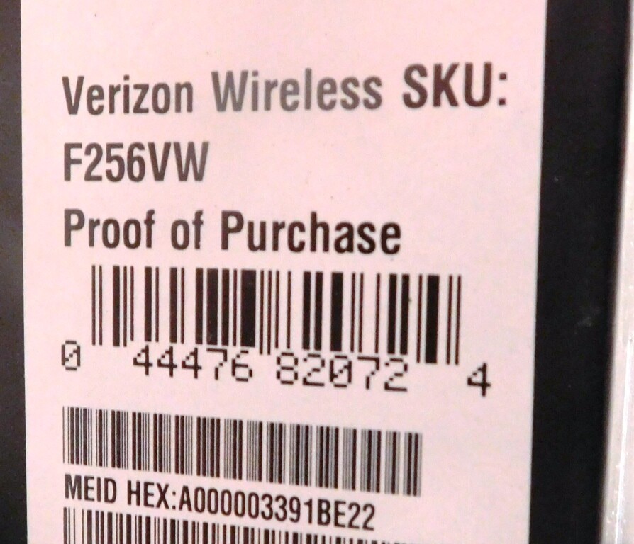 Verizon Wireless Router F256VW