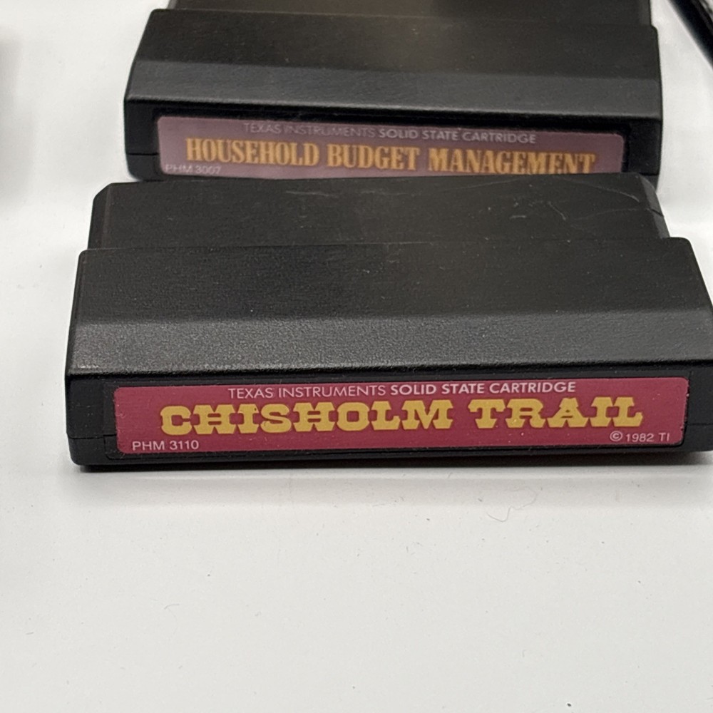 Texas Instruments Computer 99/4A, Untested, W/ Power Adapter & Car Wars, Othello