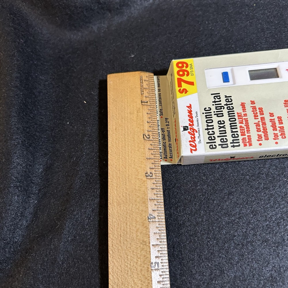Walgreens Electronic Deluxe Digital Thermometer Model 1004