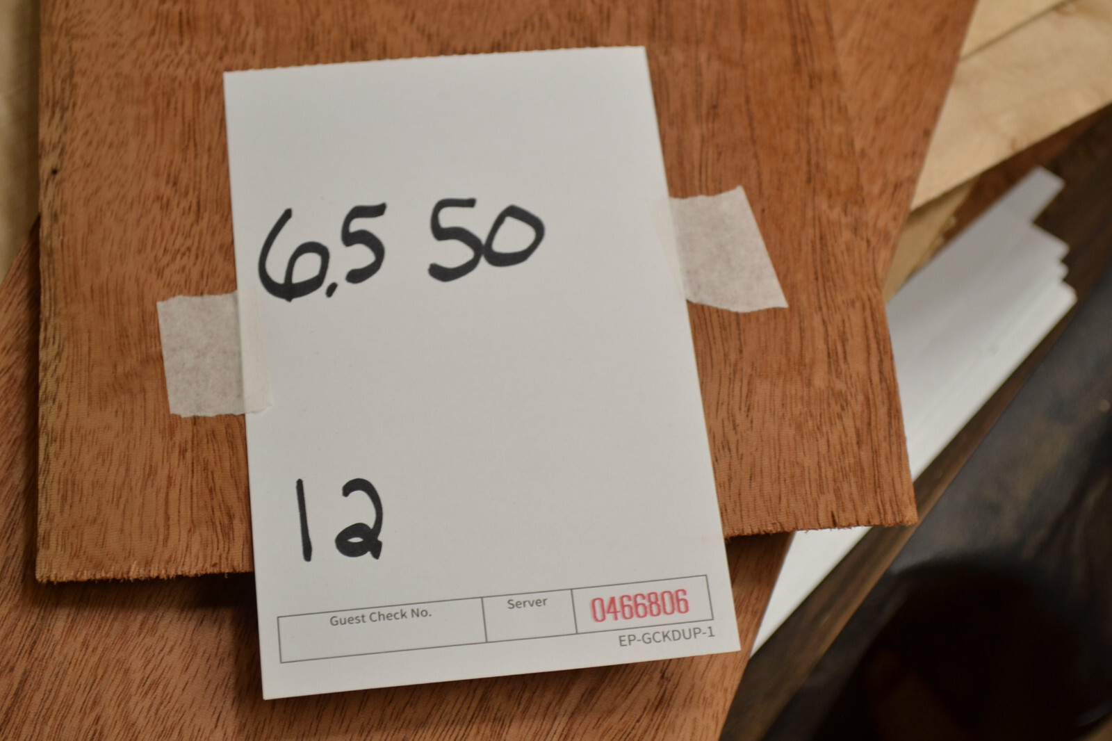 Honduran Mahogany Raw Wood Veneer Sheet 6.5 x 50 in 1/42nd 4668-06