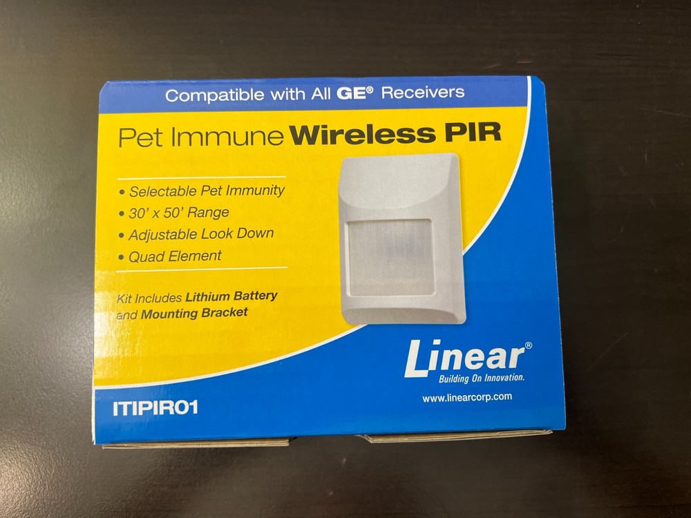 Linear ITIPIR01 Supervised Wireless Motion Detector with Pet Immunity