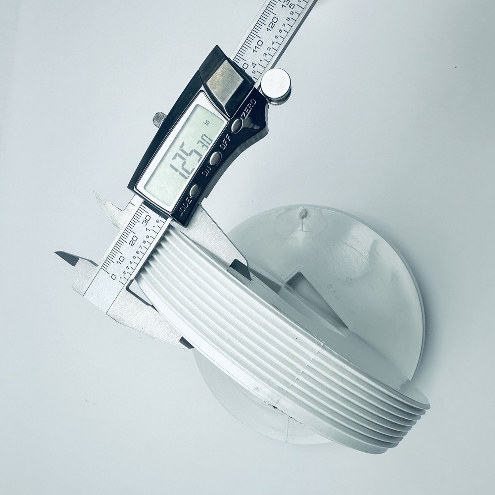 2-PACK 6" PVC COUNTERSUNK PLUG THREADED SDR35