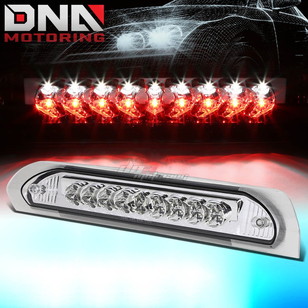 FOR 2002-2009 DODGE RAM LED THIRD 3RD TAIL BRAKE/REVERSE LIGHT CARGO LAMP CHROME