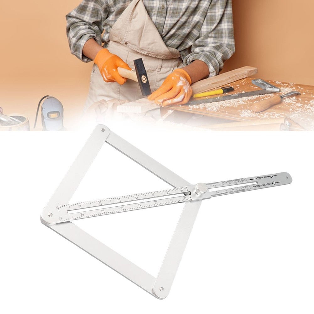 Corner Angle Finder Ceiling Relics Square Protractor Adjustable Aluminum New