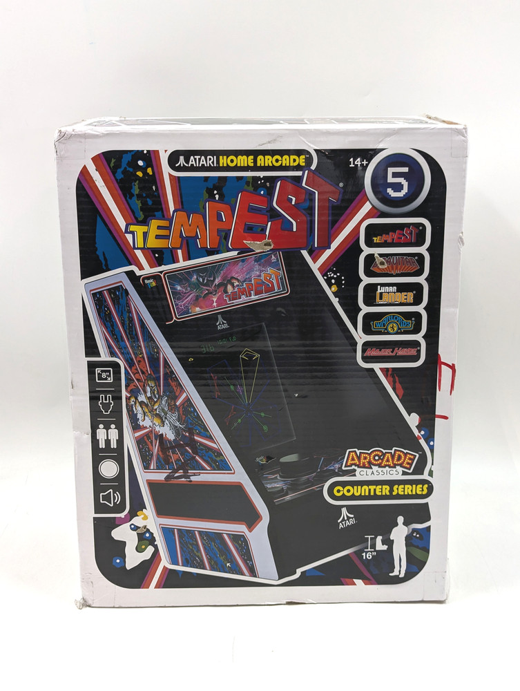 Arcade Classics Atari Tempest Counter Series Arcade Game with 8" Screen (09703)