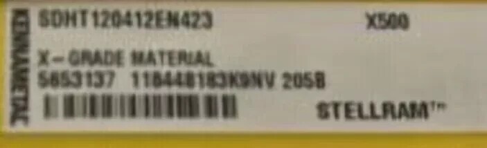 5 PCS  ORIGINAL  INSERTS  SDHT120412EN423 X500