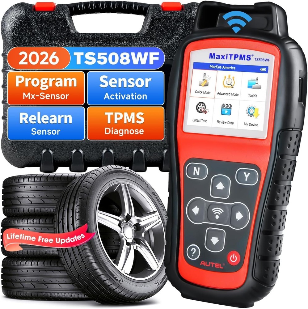 Autel MaxiTPMS TS508WF TPMS Relearn Tool TPMS Sensors Activate/Reset/Programming