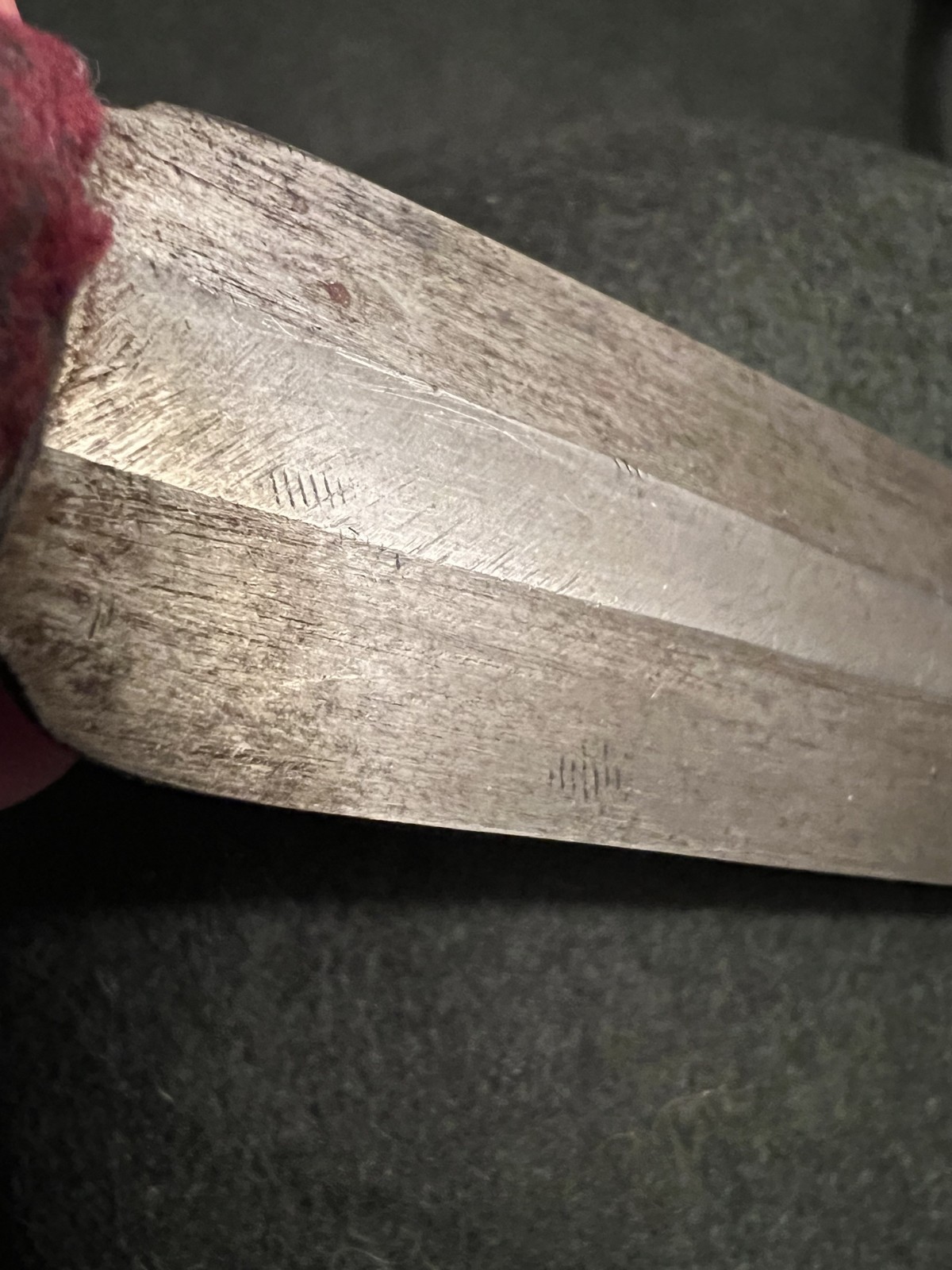 Old Northwest Coast DOUBLE VOLUTE KNIFE Native American Athabaskan 11 3/8"